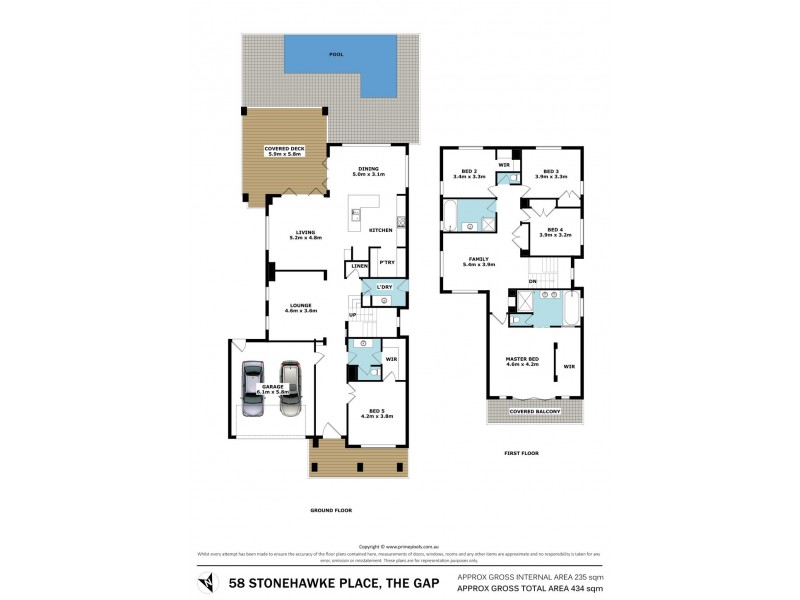 58 Stonehawke Place, The Gap QLD 4061 Floorplan