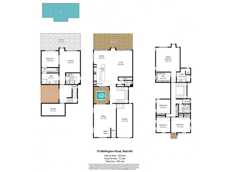 15 Wellington Road, Red Hill QLD 4059 Floorplan