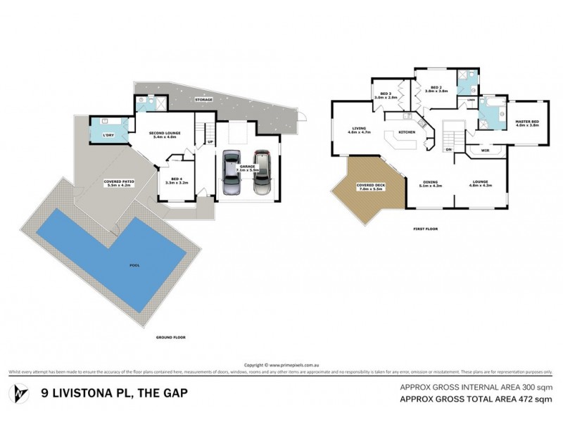 9 Livistona Place, The Gap QLD 4061 Floorplan