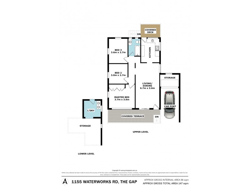 1155 Waterworks Road, The Gap QLD 4061 Floorplan