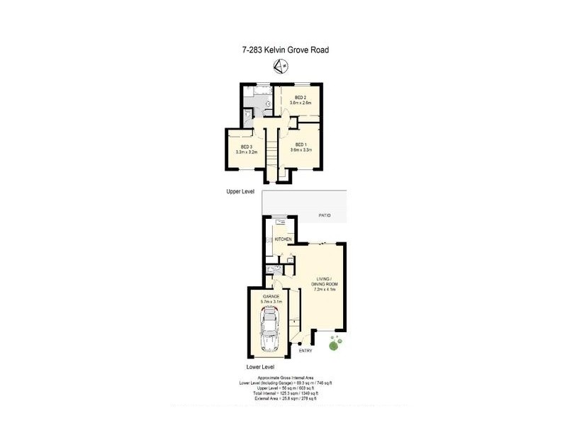7/283 Kelvin Grove Road, Kelvin Grove QLD 4059 Floorplan