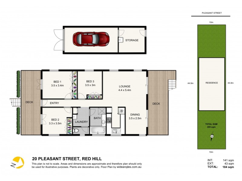 20 Pleasant Street, Red Hill QLD 4059 Floorplan
