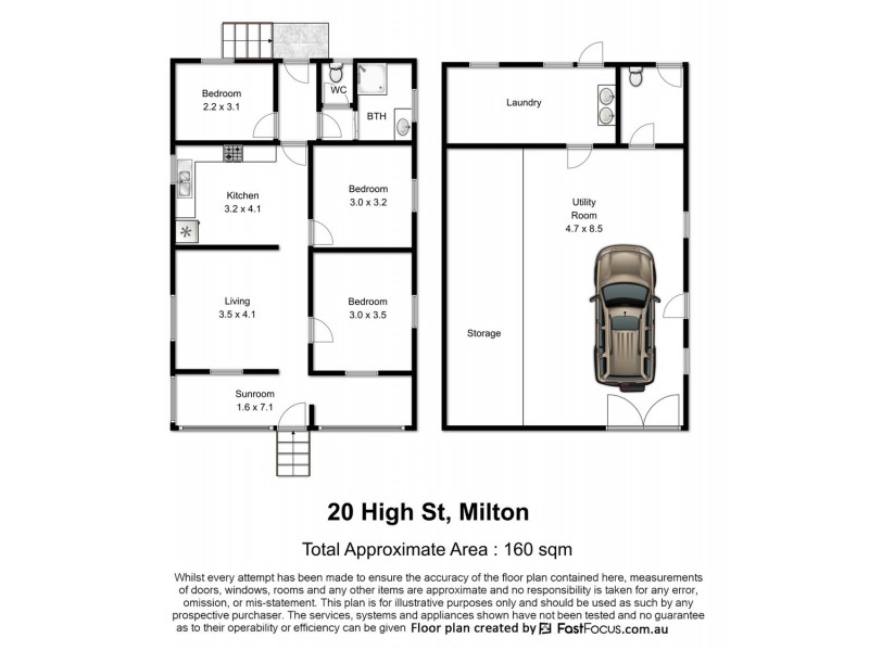 20 High Street, Milton QLD 4064 Floorplan