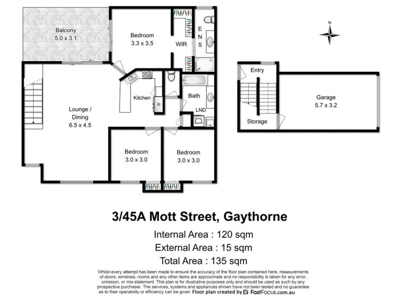 3/45 Mott Street, Gaythorne QLD 4051 Floorplan