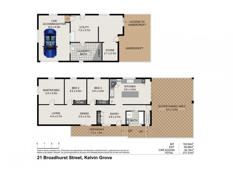 21 Broadhurst Street, Kelvin Grove QLD 4059 Floorplan