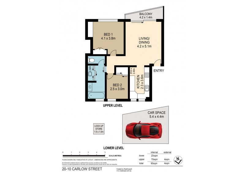 20/10 Carlow Street, West End QLD 4101 Floorplan