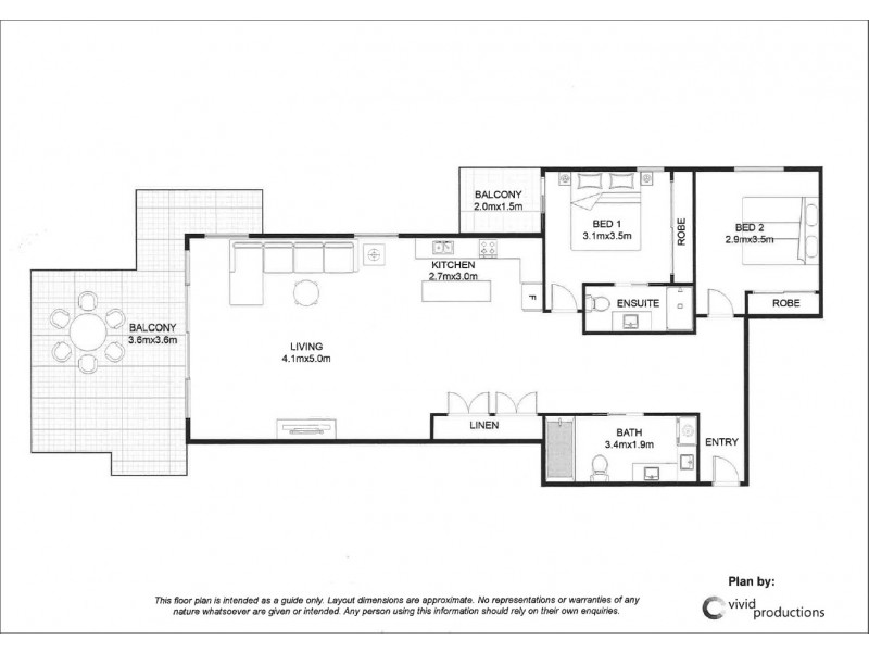 34/42 Ferry Road, West End QLD 4101 Floorplan
