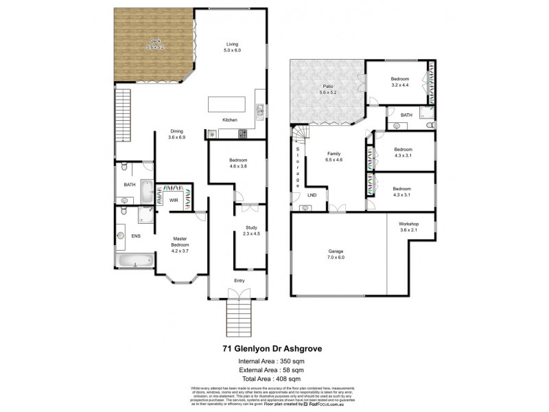 71 Glenlyon Drive, Ashgrove QLD 4060 Floorplan