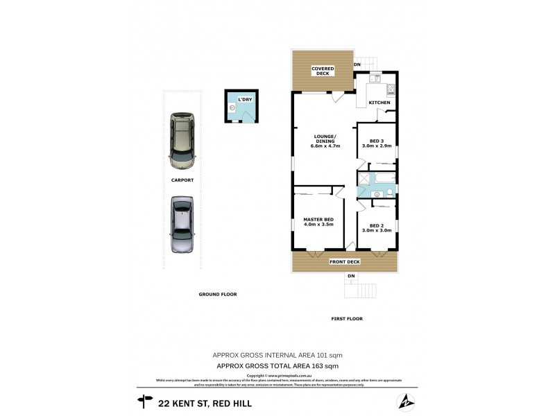 22 Kent Street, Red Hill QLD 4059 Floorplan
