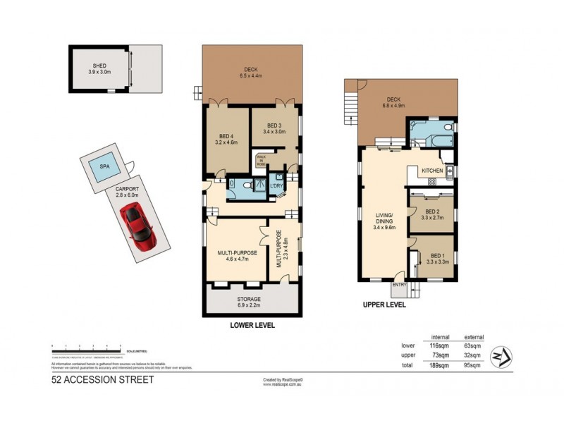 52 Accession Street, Bardon QLD 4065 Floorplan
