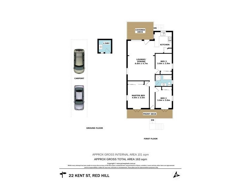 22 Kent Street, Red Hill QLD 4059 Floorplan