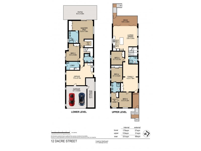12 Dacre Street, Toowong QLD 4066 Floorplan
