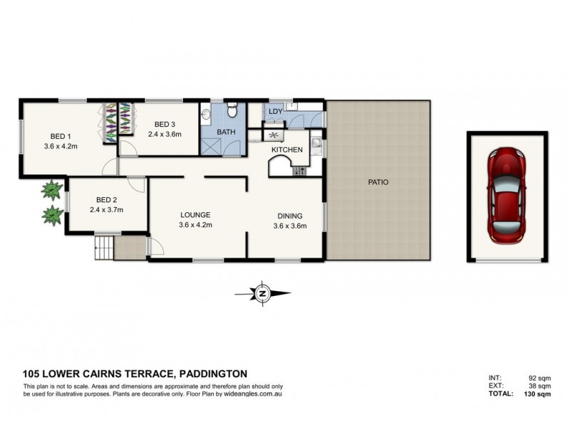 105 Lower Cairns Terrace, Paddington QLD 4064 Floorplan