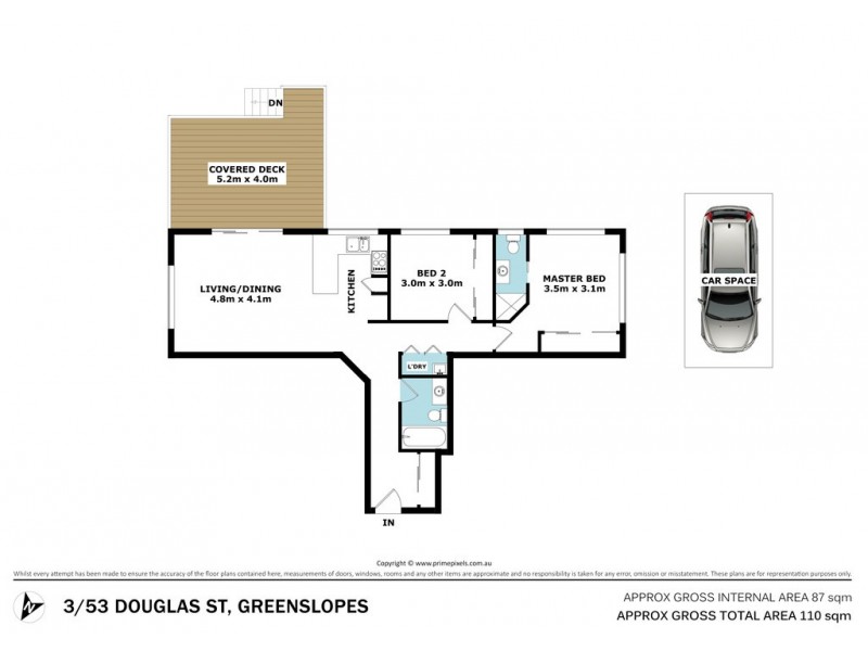 3/53 Douglas Street, Greenslopes QLD 4120 Floorplan