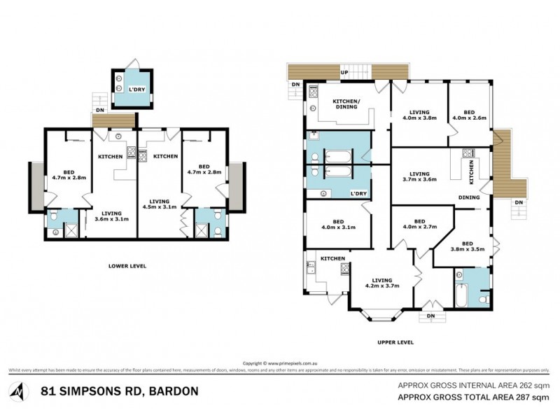 81 Simpsons Road, Bardon QLD 4065 Floorplan
