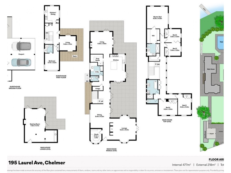 195 Laurel Avenue, Chelmer QLD 4068 Floorplan