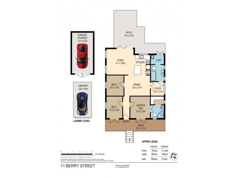 11 Berry Street, Paddington QLD 4064 Floorplan