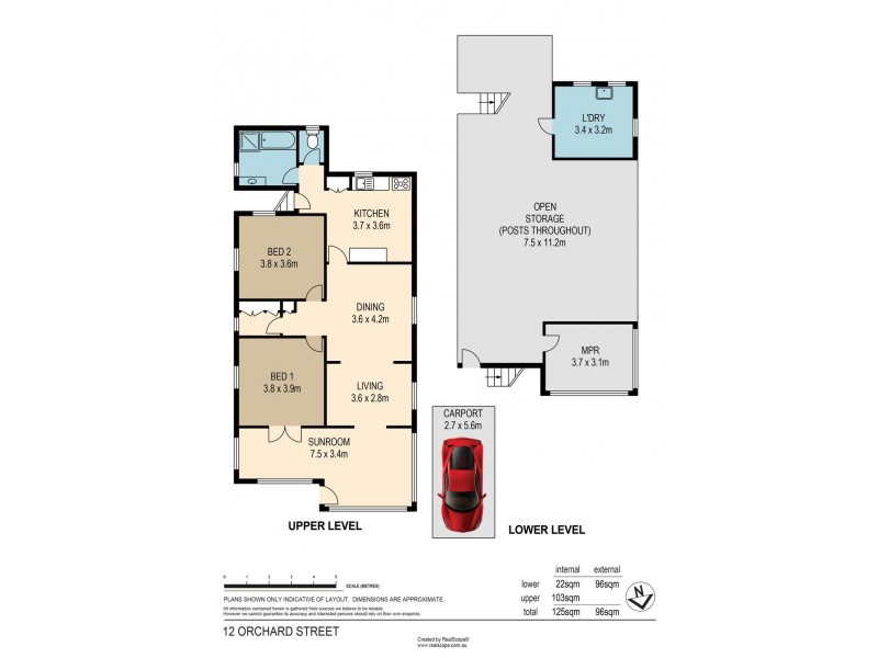 12 Orchard Street, Toowong QLD 4066 Floorplan