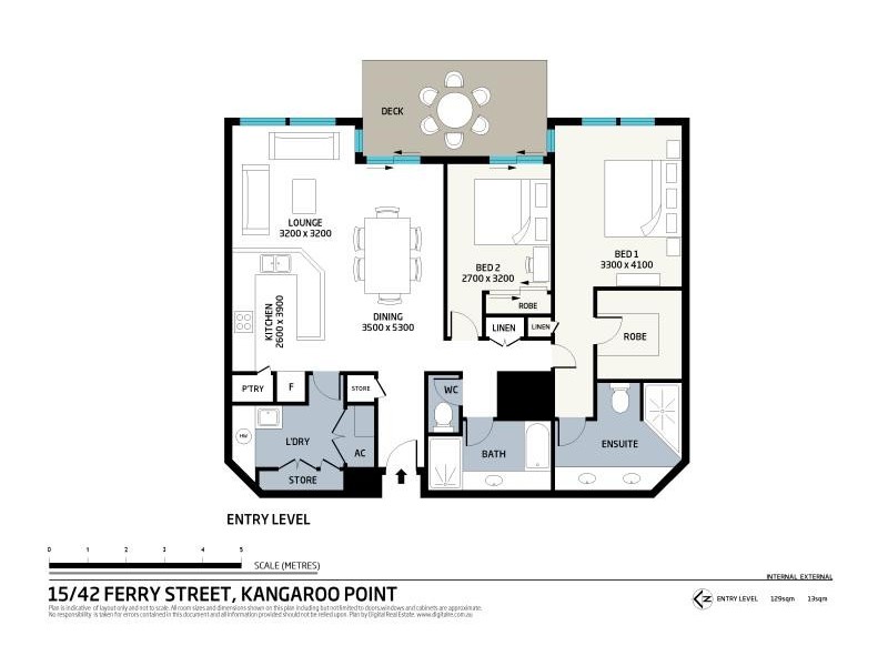15/42 Ferry Street, Kangaroo Point QLD 4169 Floorplan
