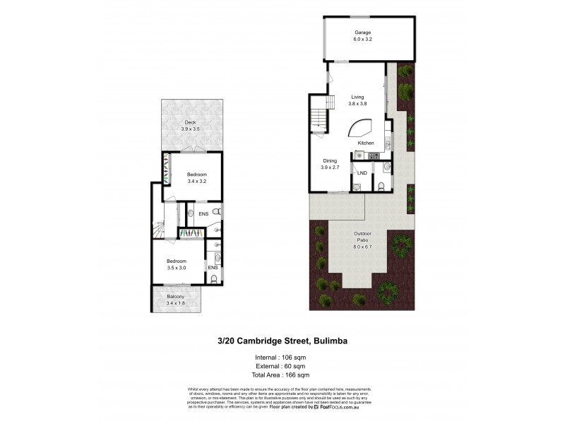 3/20 Cambridge Street, Bulimba QLD 4171 Floorplan