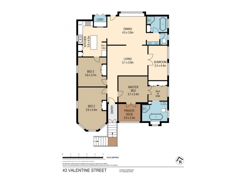 43 Valentine Street, Toowong QLD 4066 Floorplan