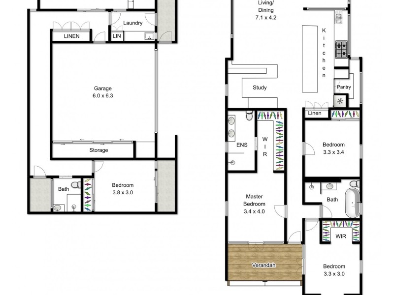 26 Kennedy Terrace, Paddington QLD 4064 Floorplan