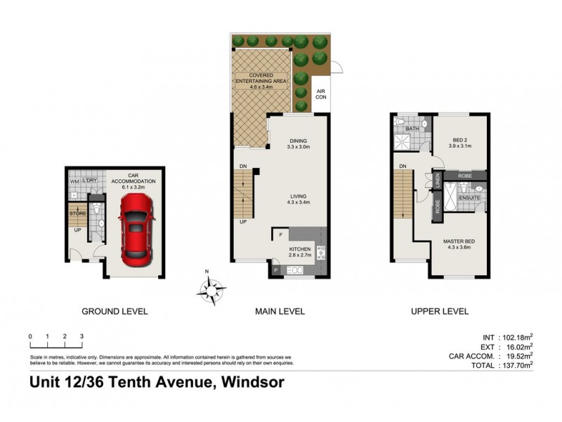 12/36 Tenth Avenue, Windsor QLD 4030 Floorplan