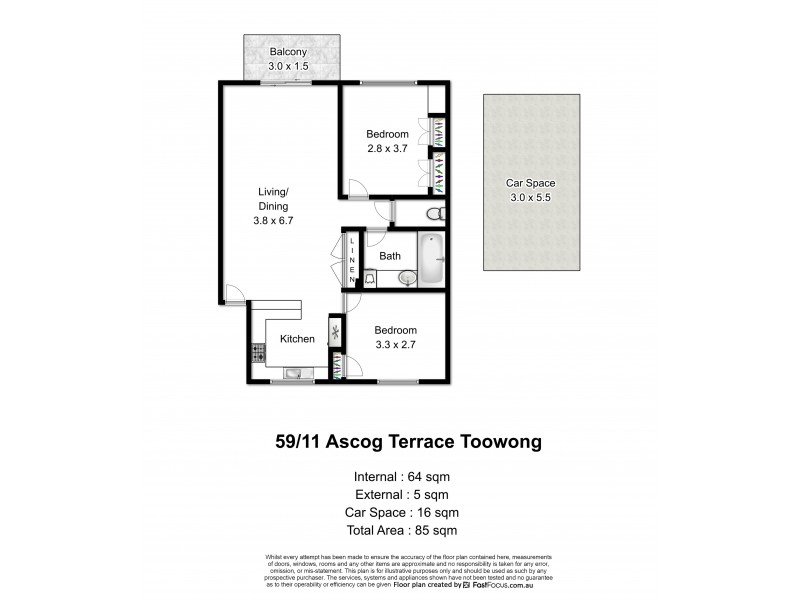 36/11 Ascog Terrace, Toowong QLD 4066