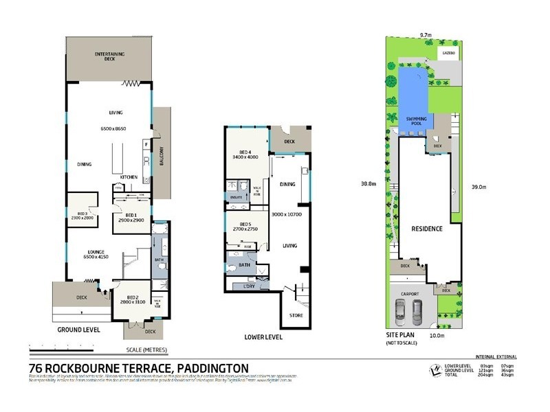 76 Rockbourne Terrace, Paddington QLD 4064 Floorplan