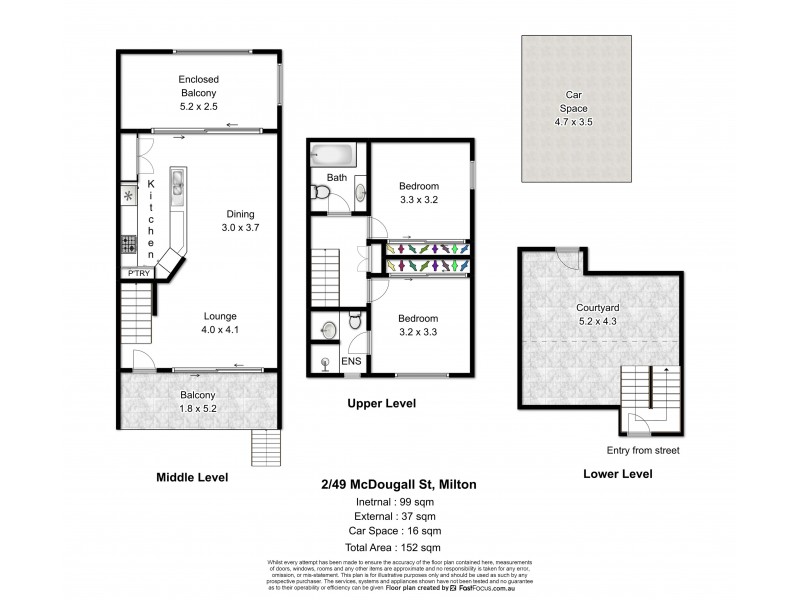 2/49 McDougall Street, Milton QLD 4064 Floorplan