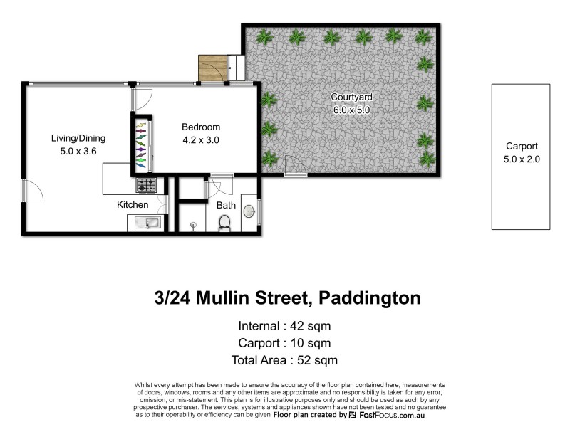 3/24 Mullin Street, Paddington QLD 4064 Floorplan