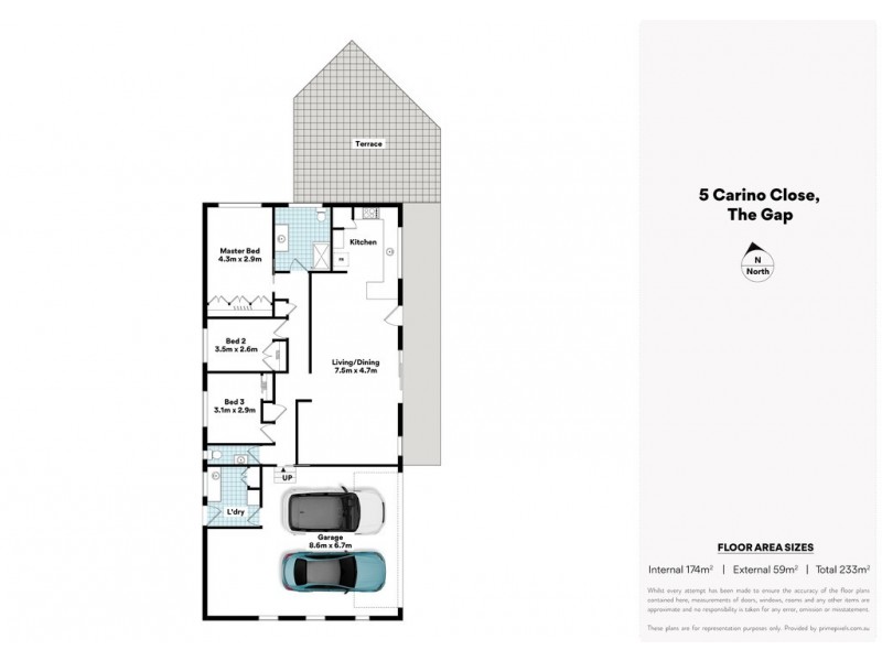 5 Carino Close, The Gap QLD 4061 Floorplan
