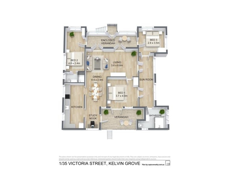 35 Victoria Street, Kelvin Grove QLD 4059 Floorplan