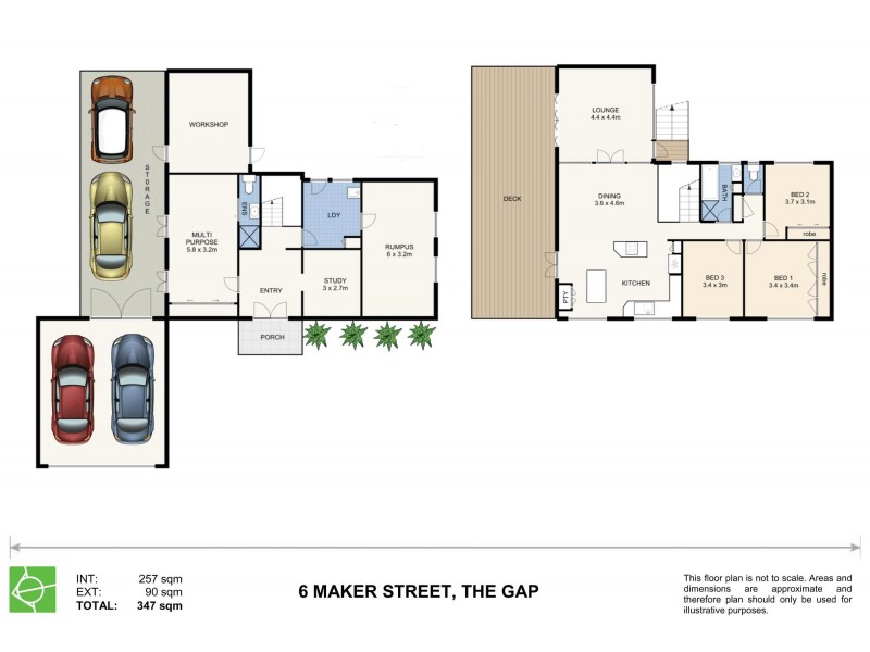 6 Maker Street, The Gap QLD 4061 Floorplan