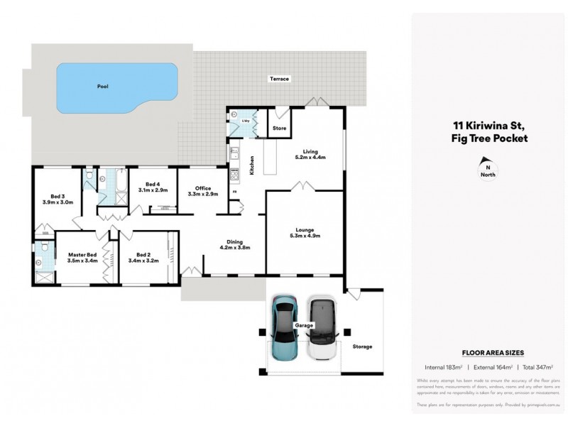11 Kiriwina Street, Fig Tree Pocket QLD 4069 Floorplan