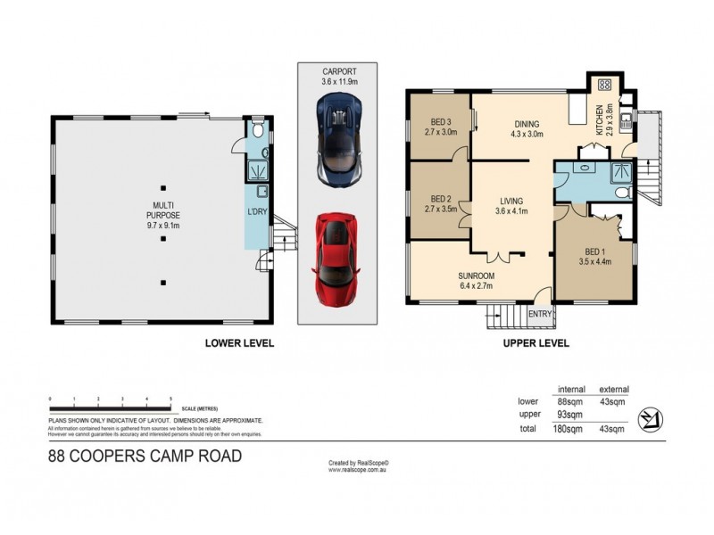 88 Coopers Camp Road, Bardon QLD 4065 Floorplan