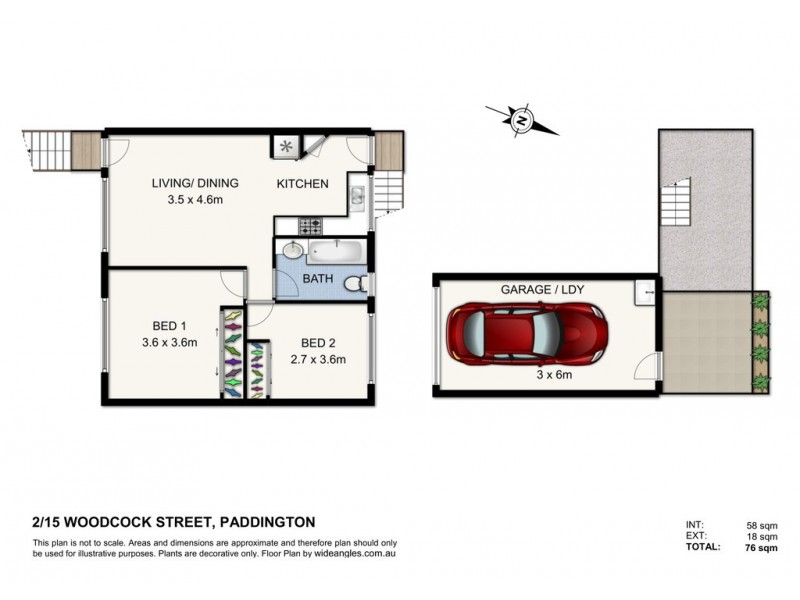 2/15 Woodcock Street, Paddington QLD 4064
