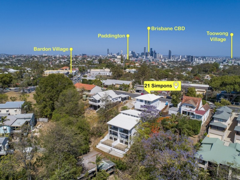 2/21 Simpsons Road, Bardon QLD 4065