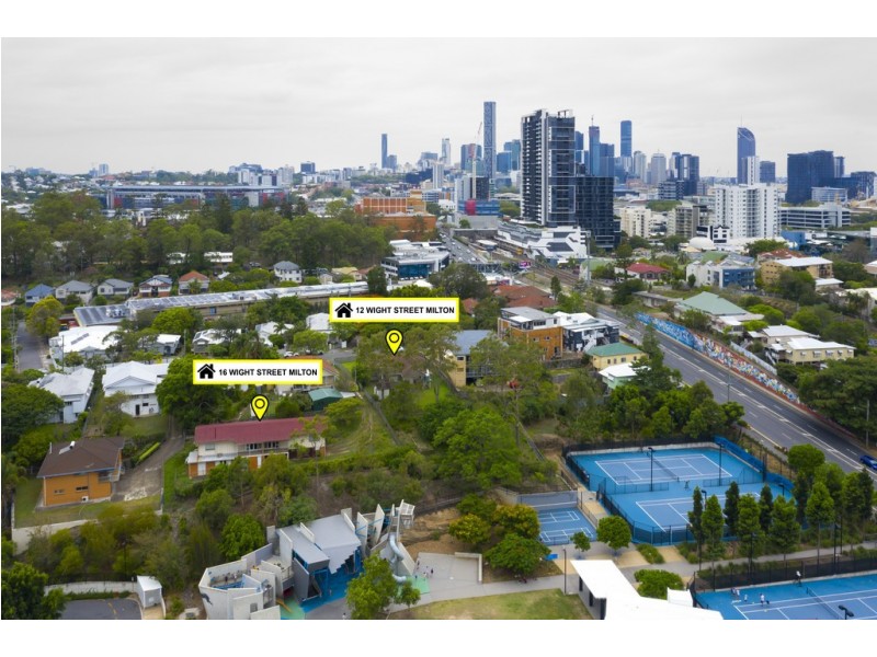 12 and 16 Wight Street, Milton QLD 4064