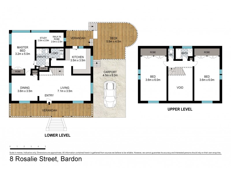 8 Rosalie Street, Bardon QLD 4065 Floorplan