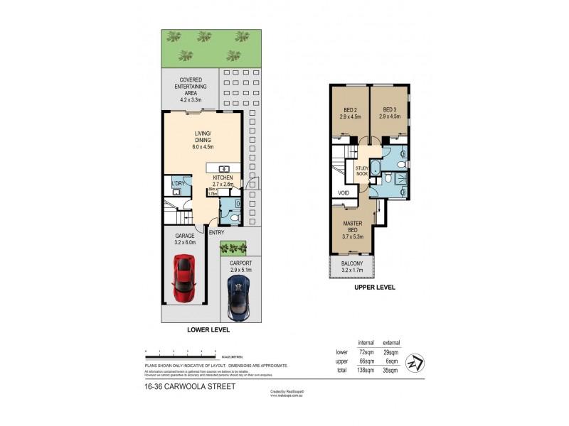 16/36 Carwoola Street, Bardon QLD 4065 Floorplan
