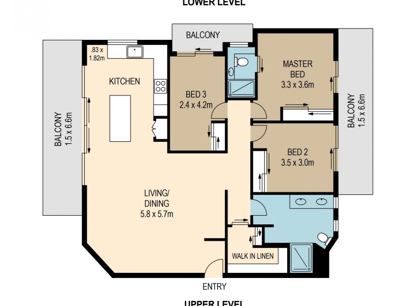 6/72 Lorimer Terrace, Kelvin Grove QLD 4059 Floorplan