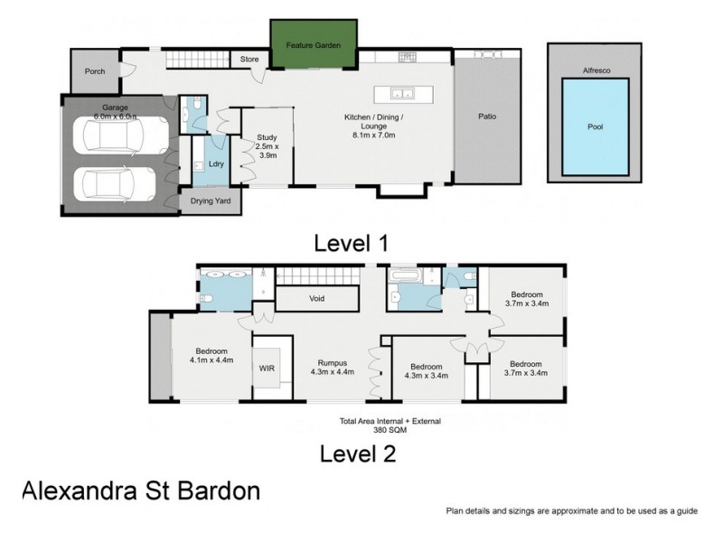 48 Alexandra Street, Bardon QLD 4065 Floorplan