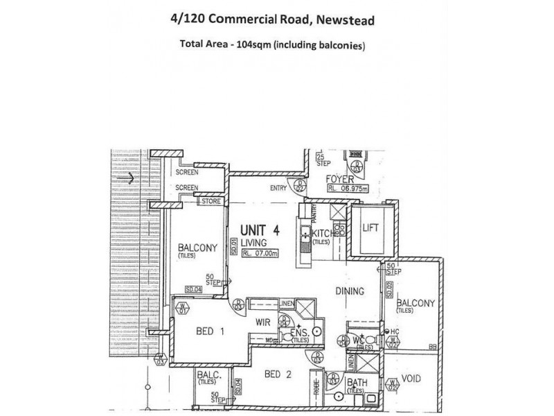 4/120 Commercial Road, Teneriffe QLD 4005 Floorplan
