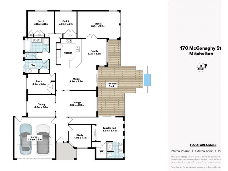 170 McConaghy Street, Mitchelton QLD 4053 Floorplan