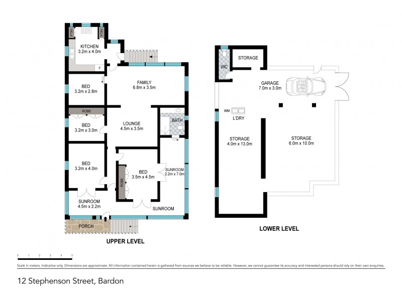 12 Stephenson Street, Bardon QLD 4065 Floorplan