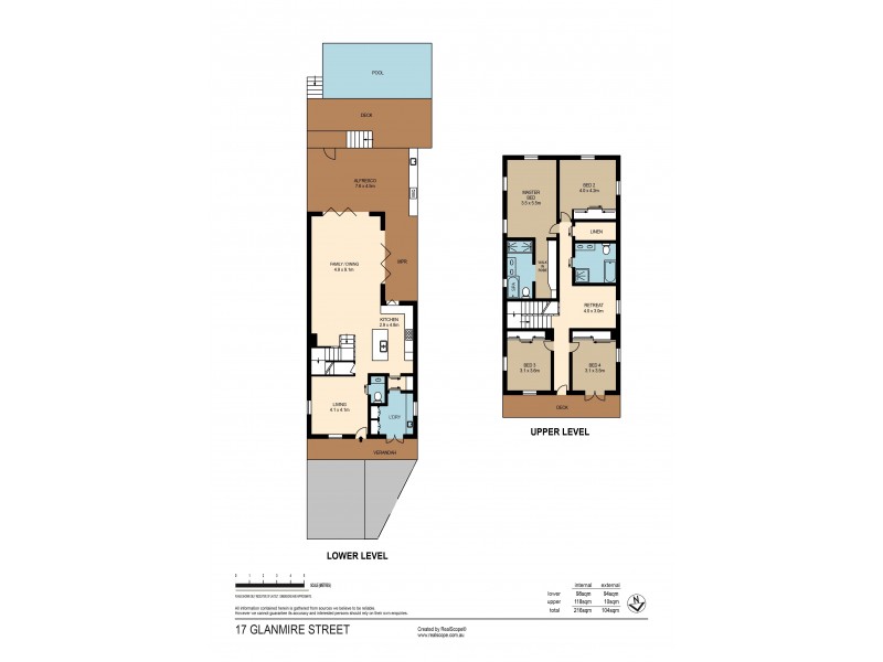 17 Glanmire Street, Paddington QLD 4064 Floorplan