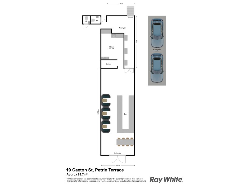 19 Caxton Street, Petrie Terrace QLD 4000 Floorplan