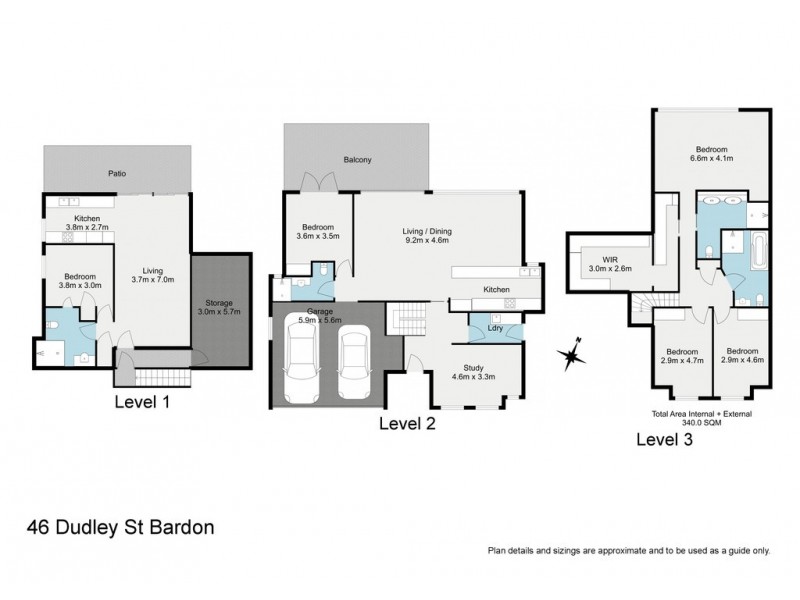 46 Dudley Street, Bardon QLD 4065 Floorplan