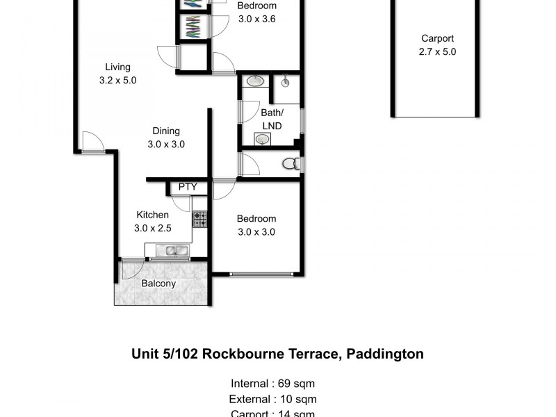 5/102 Rockbourne Terrace, Paddington QLD 4064